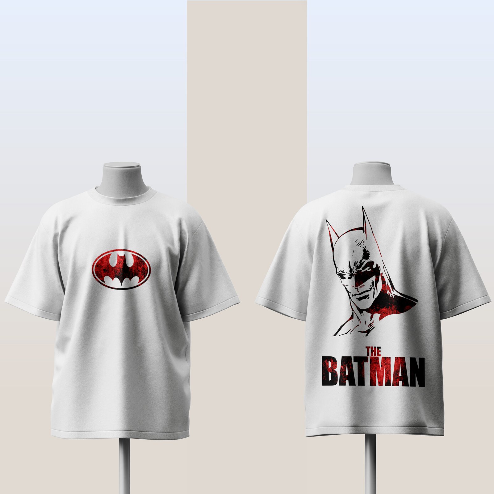 BATMAN WHITE F AND B