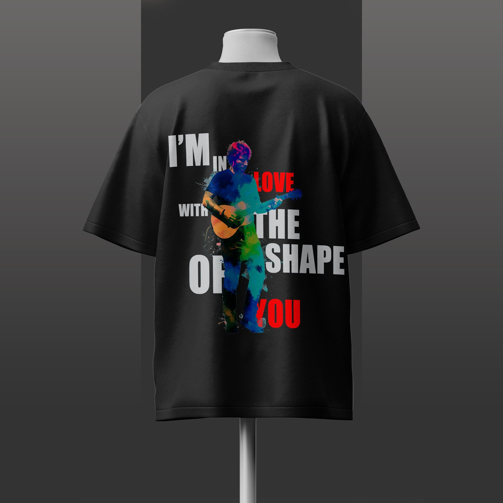 Shape of you edition oversized t-shirt ft “Ed Shereen”