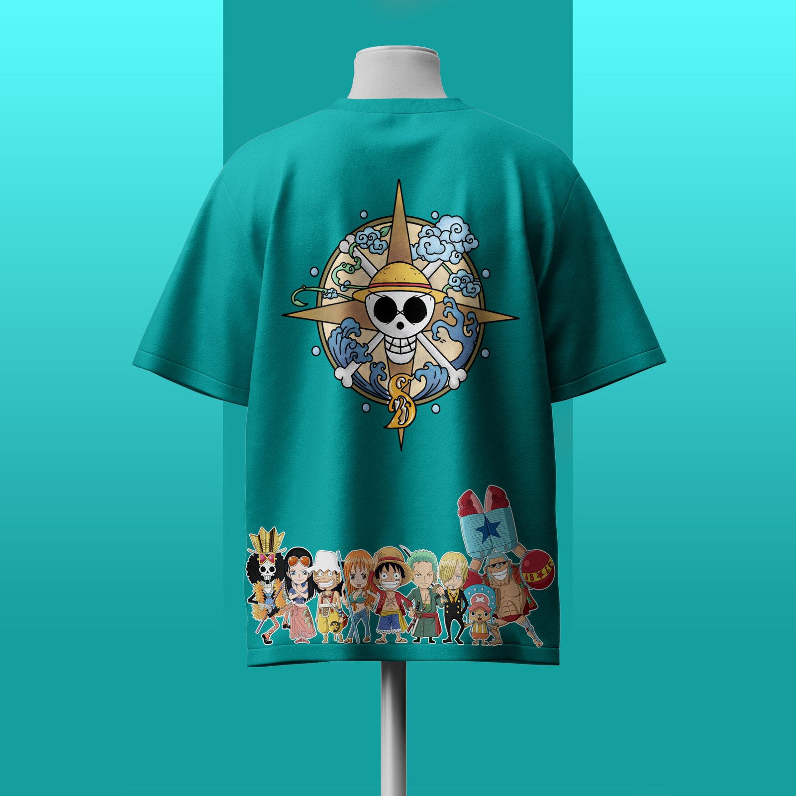 One piece all characters tee