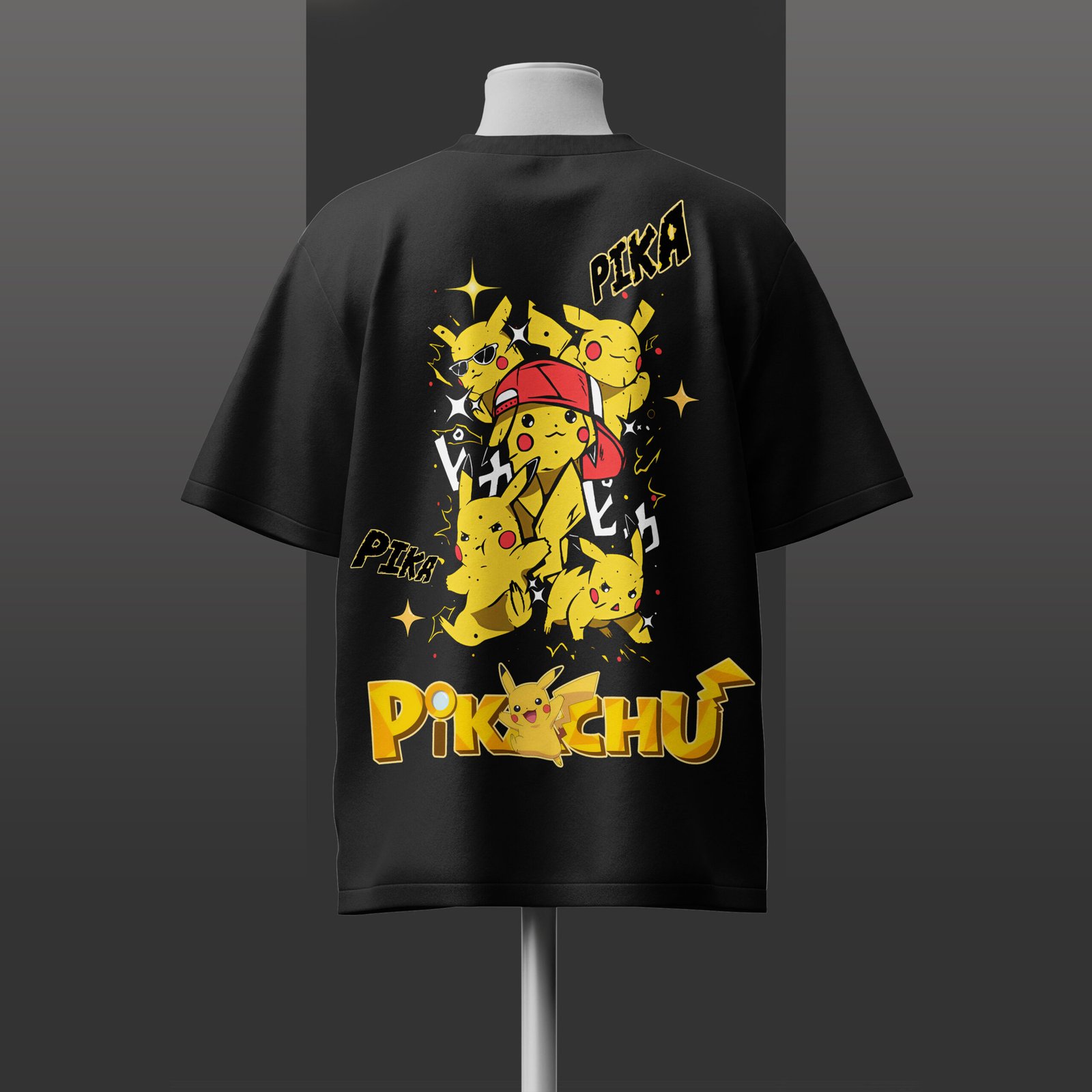 Pika Pika Pikachu Oversized T-shirt