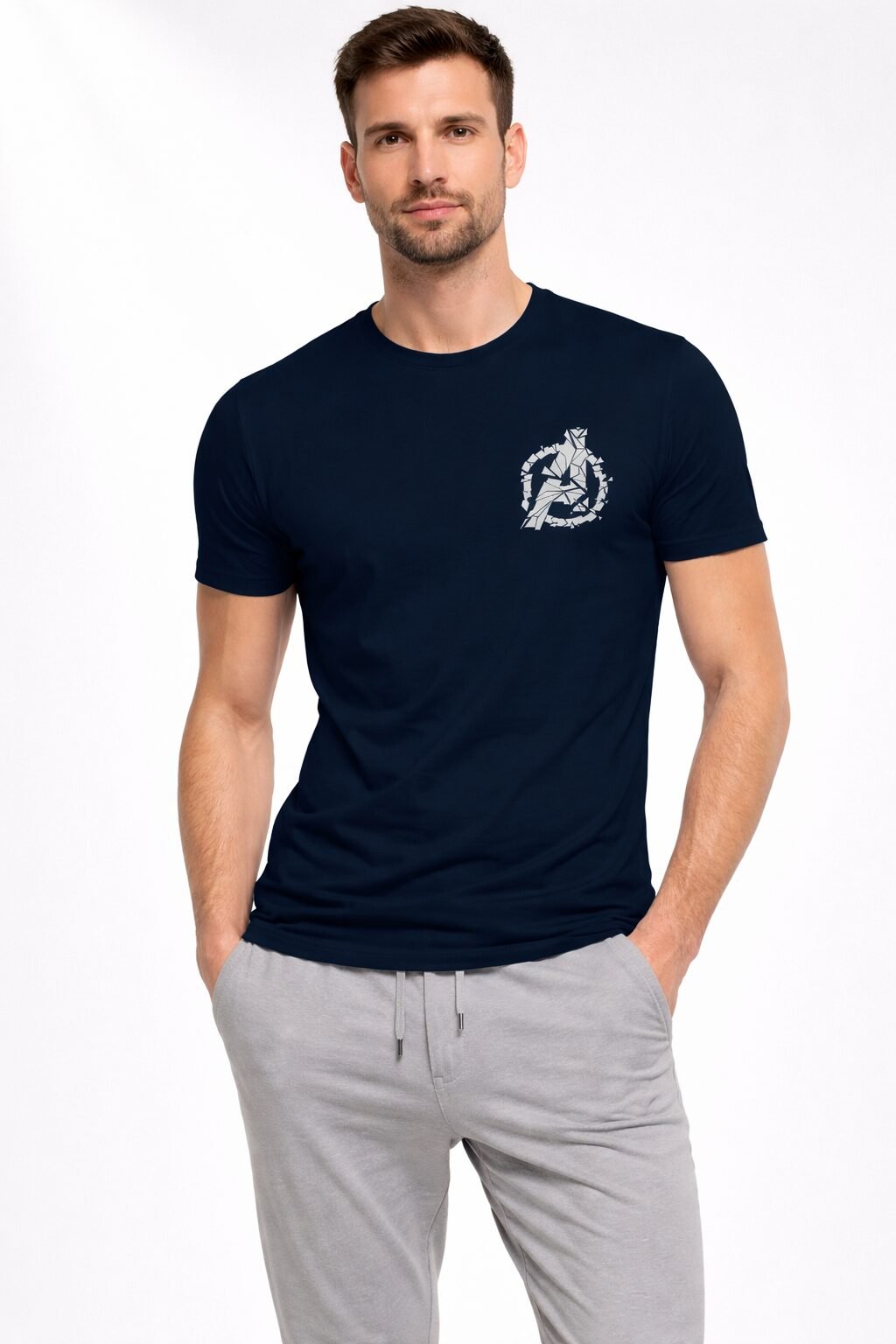Avengers Logo T-Shirt for Minimal Streetwear Style