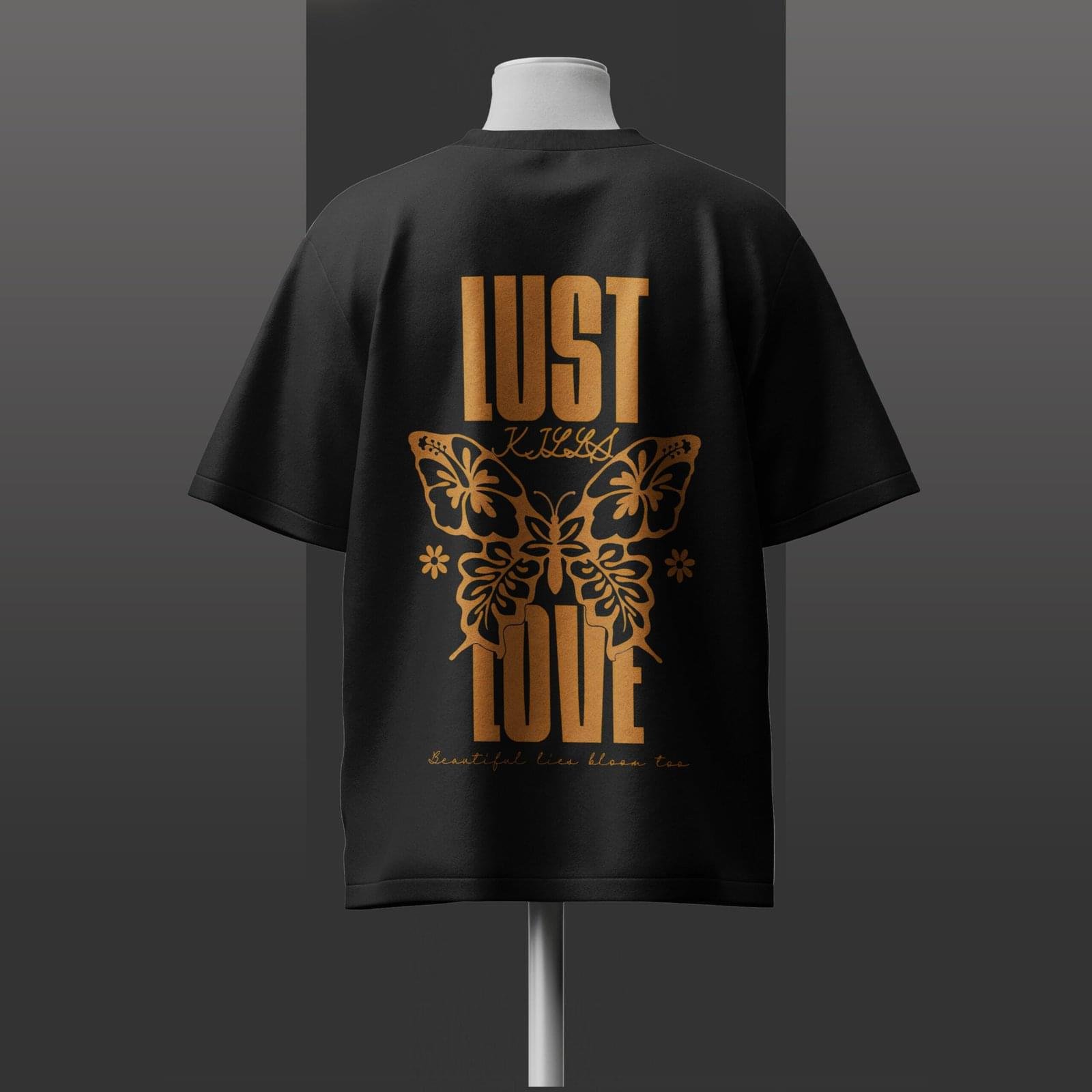 LUST KILLS LOVE – Oversized Graphic T-Shirt