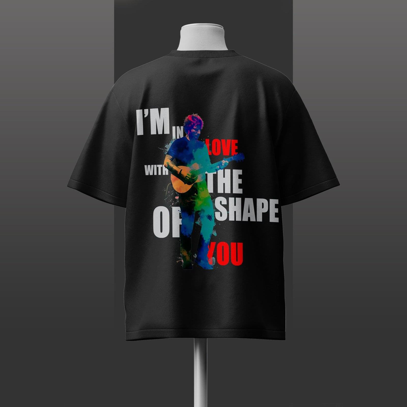 Shape of you edition oversized t-shirt ft “Ed Shereen”